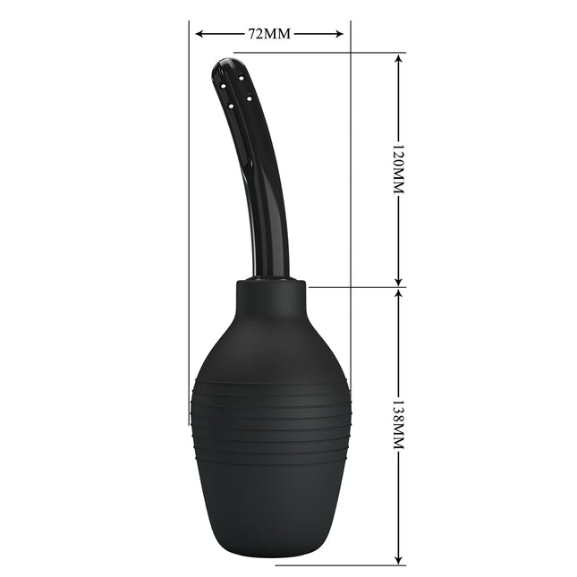 MR PLAY Anal Douche - Black Unisex 310 ml Capacity