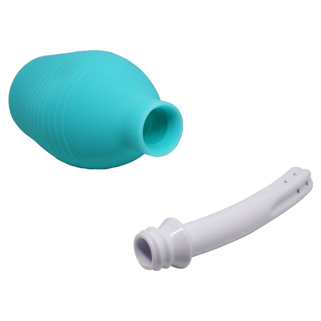 MR PLAY Anal Douche - Aqua/White Unisex 310 ml Capacity
