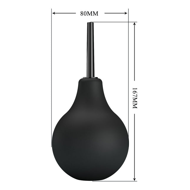 MR PLAY Anal Douche Black Unisex - 224ml Capacity