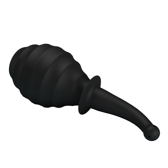 MR PLAY Anal Douche M6 Black - 330ml on a white background