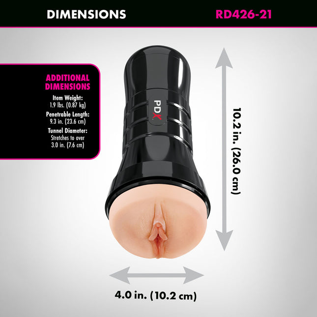 PDX Wet Pussies Super Juicy Snatch XXL - Flesh Vagina Stroker