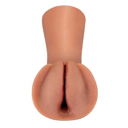 PDX Extreme Wet Pussies Slippery Slit - Tan Self-Lubricating Vagina Stroker