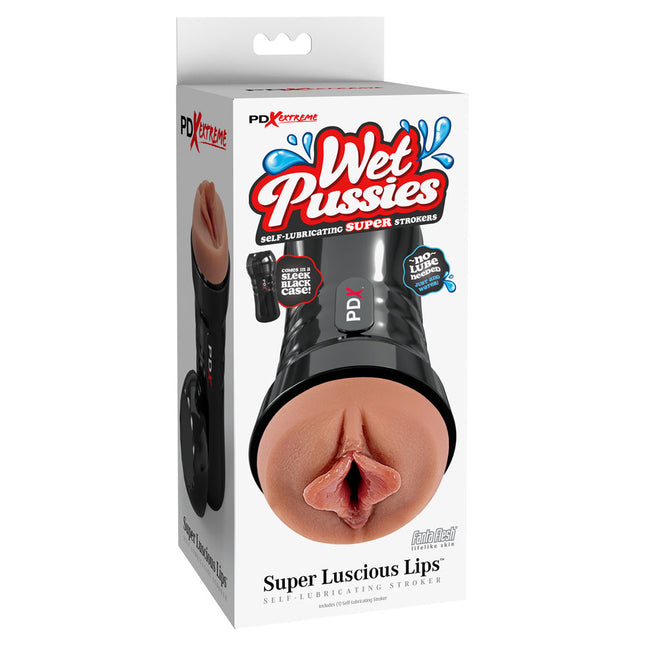 PDX Extreme Wet Pussies Super Luscious - Brown Vagina Stroker