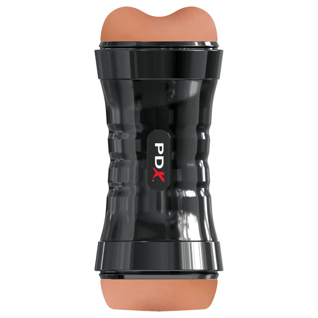PDX Wet Pussies Super Flip-A-Pussy Over - Brown Dual Ended Stroker (Vagina & Ass)