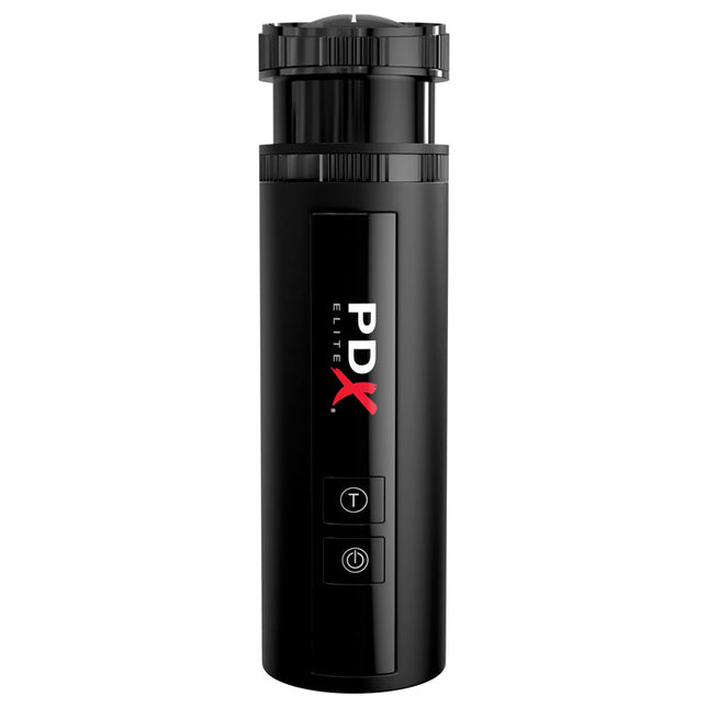 PDX Elite Moto Bator X Black Powered Water Stroker