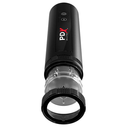PDX Elite Moto Bator X Black Powered Water Stroker