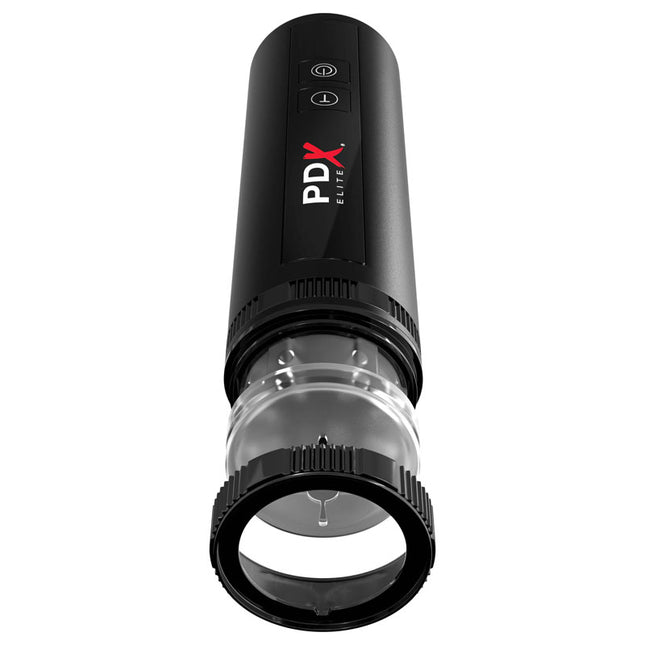 PDX Elite Moto Bator X Black Powered Water Stroker