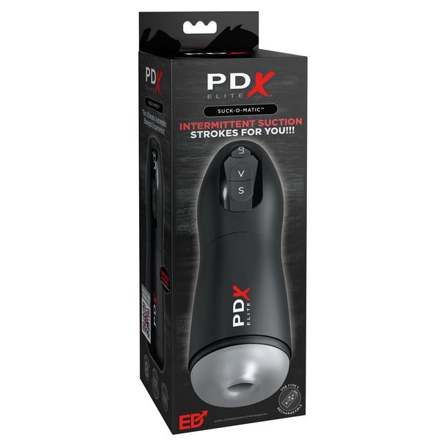 PDX Elite Suck-O-Matic Sucking & Vibrating Masturbator