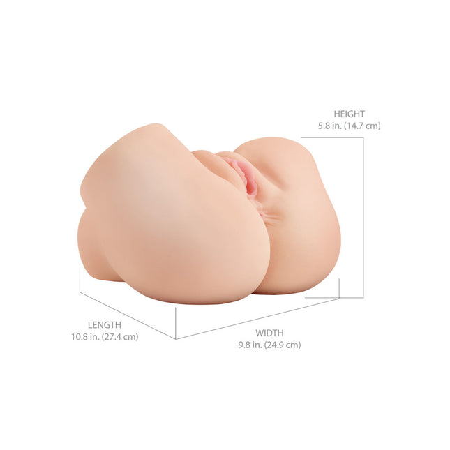 PDX Elite Back That Ass Up - Flesh USB Rechargeable Auto Mega Masturbator