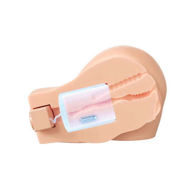 PDX Elite Back That Ass Up - Flesh USB Rechargeable Auto Mega Masturbator