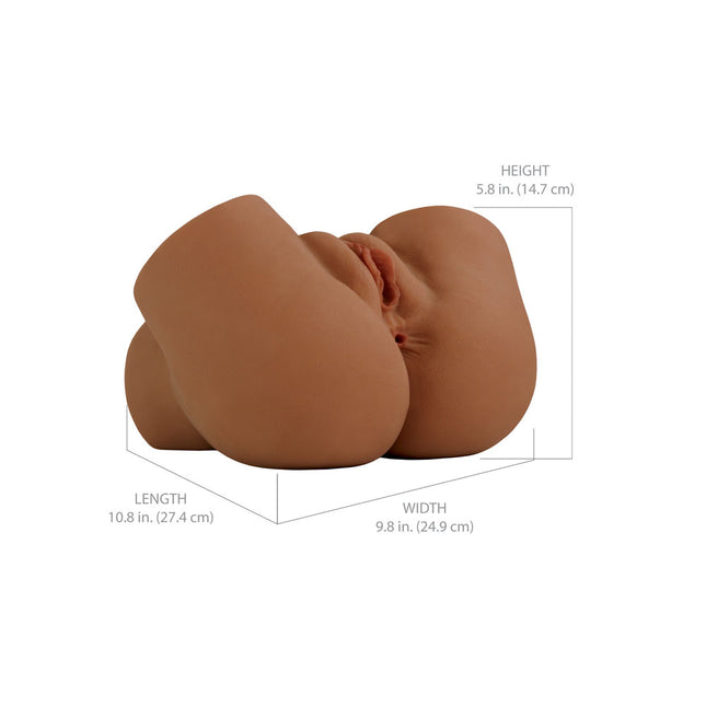 PDX Elite Back That Ass Up - Brown USB Rechargeable Auto Mega Masturbator