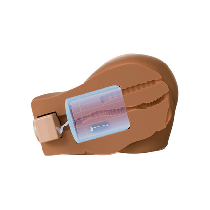 PDX Elite Back That Ass Up - Brown USB Rechargeable Auto Mega Masturbator