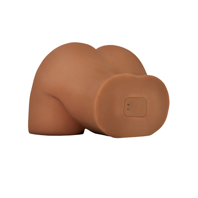 PDX Elite Shake That Ass - Brown USB Rechargeable Vibrating Mega Masturbator
