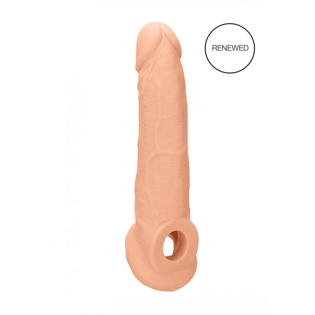 REALROCK 9 Inch Realistic Penis Extender with Rings