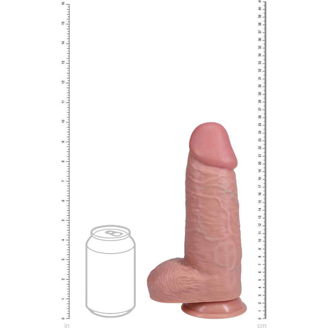 REALROCK 10 Inch Extra Thick Dildo with Balls Size Chart