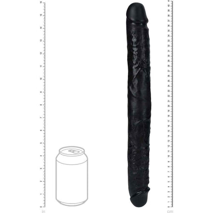 REALROCK 16 Inch Thick Double Dildo - Black Size Guide