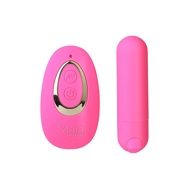 Maia JESSI Remote Pink 7.6cm Bullet Vibrator with Wireless Remote