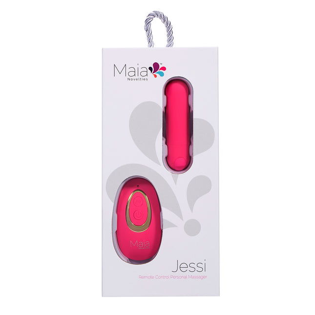 Maia JESSI Remote Pink 7.6cm Bullet Vibrator with Wireless Remote