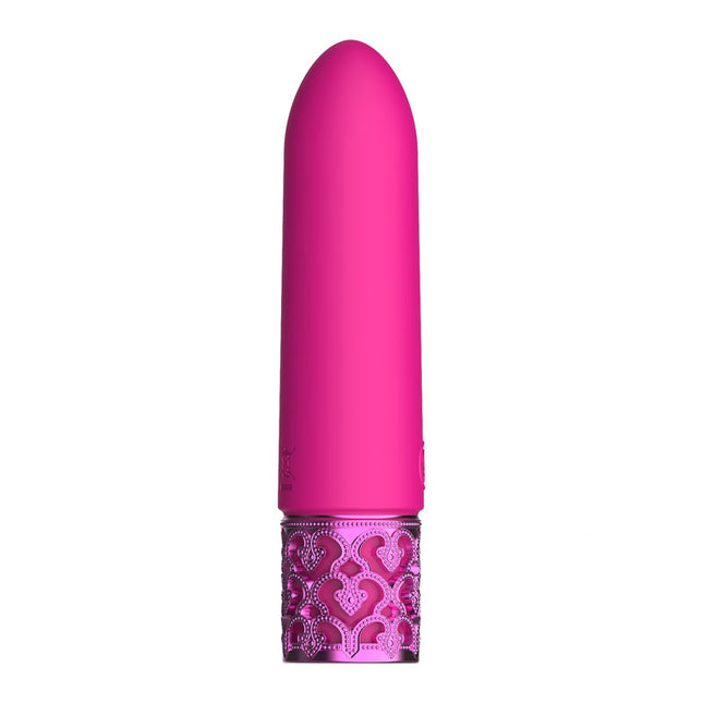 ROYAL GEMS Imperial Silicone Pink 10cm Bullet Vibrator