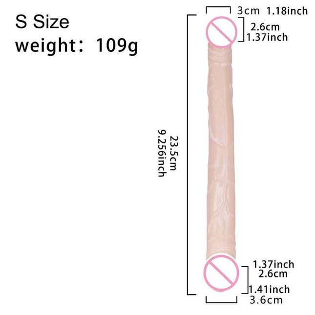 Realistic Double Ended Dildo 9 Inch