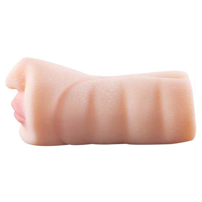 Realistic Face Pocket Pussy Oral Male Masturbator side view