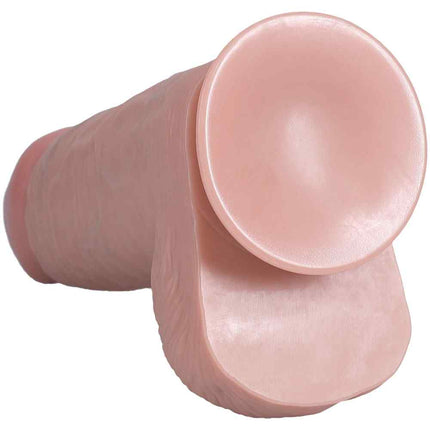 Realrock Suction Cup Thick Dildo Flesh