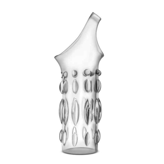 Rear view of Clear Studded Sleeve Ring