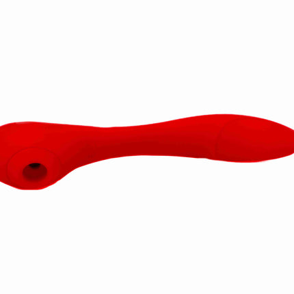 Red Clitoris Suction Vibrator Luxury Curve
