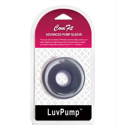 LuvPump ComFit Black Universal Penis Pump Sleeve