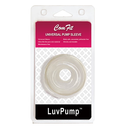 LuvPump ComFit White Universal Penis Pump Sleeve