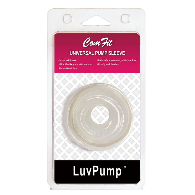 LuvPump ComFit White Universal Penis Pump Sleeve