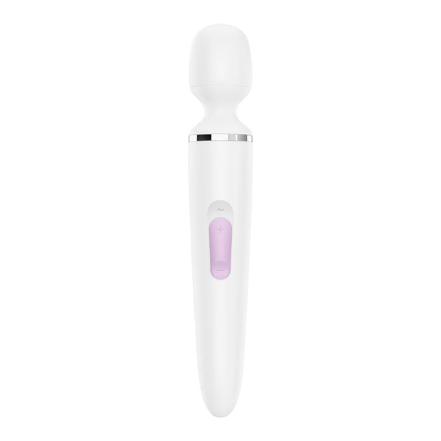 Satisfyer Wand-er Woman White Massager Wand Rear View