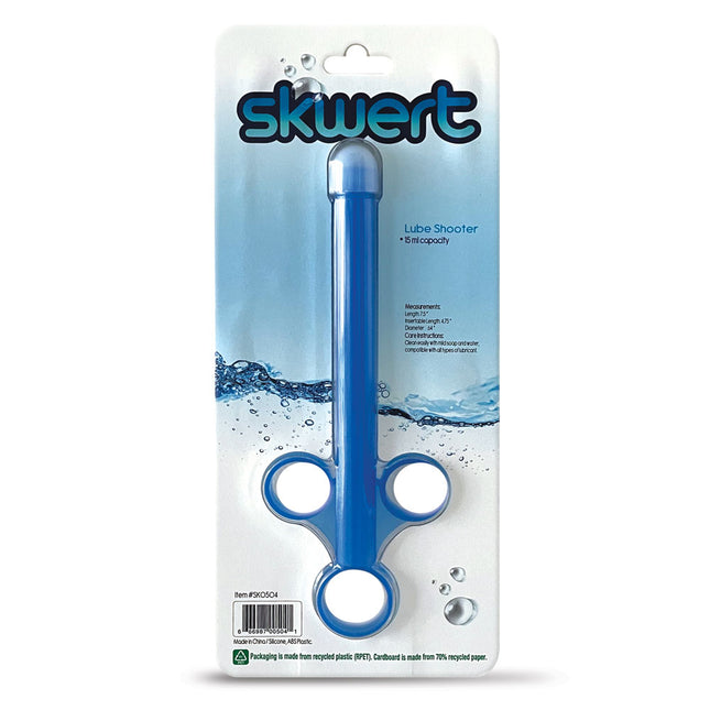 Skwert Lube Shooter - Blue Lube Applicator - 15 ml