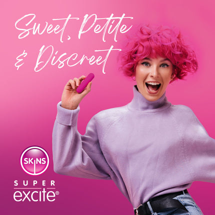 Skins Super Excite Rechargeable Pink Bullet Vibrator