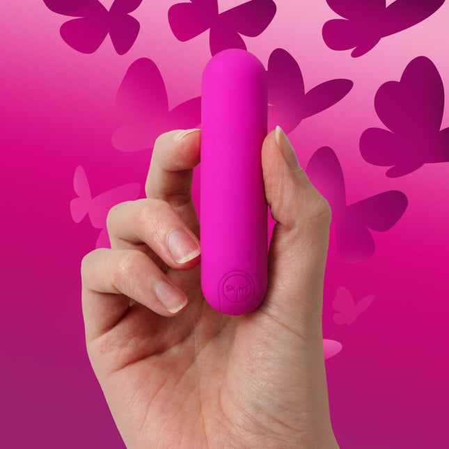 Skins Super Excite Rechargeable Pink Bullet Vibrator
