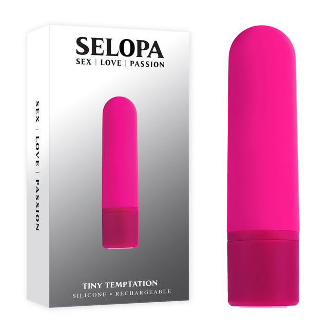 Selopa TINY TEMPTATION Pink 9.2cm Bullet Vibrator