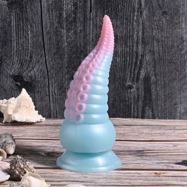 Selopa STUCK ON YOU Blue/Pink 7.5 Inch Tentacle Fantasy Dildo