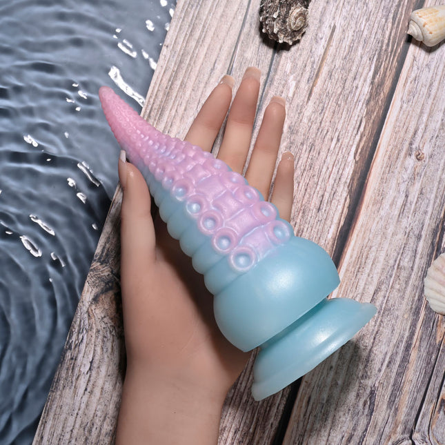 Selopa STUCK ON YOU Blue/Pink 7.5 Inch Tentacle Fantasy Dildo