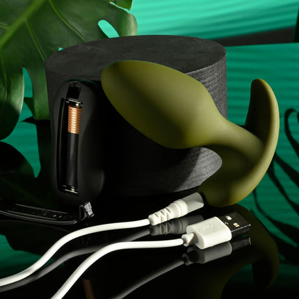 Selopa THE COLONEL Green Vibrating Butt Plug