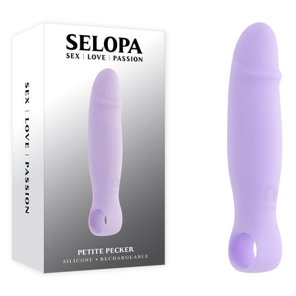 Selopa PETITE PECKER - Purple Mini Vibrator