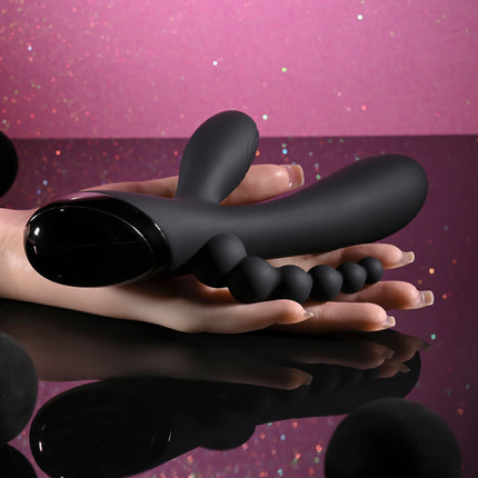 Selopa TRIPLE ACES - Black Triple Stimulator Vibrator