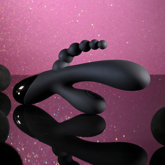 Selopa TRIPLE ACES - Black Triple Stimulator Vibrator