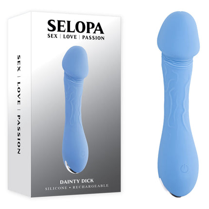 Selopa DAINTY DICK - Baby Blue 11.9cm Mini Vibrator