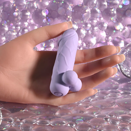 Selopa BALLSY BULLET - Purple Vibrating Dildo