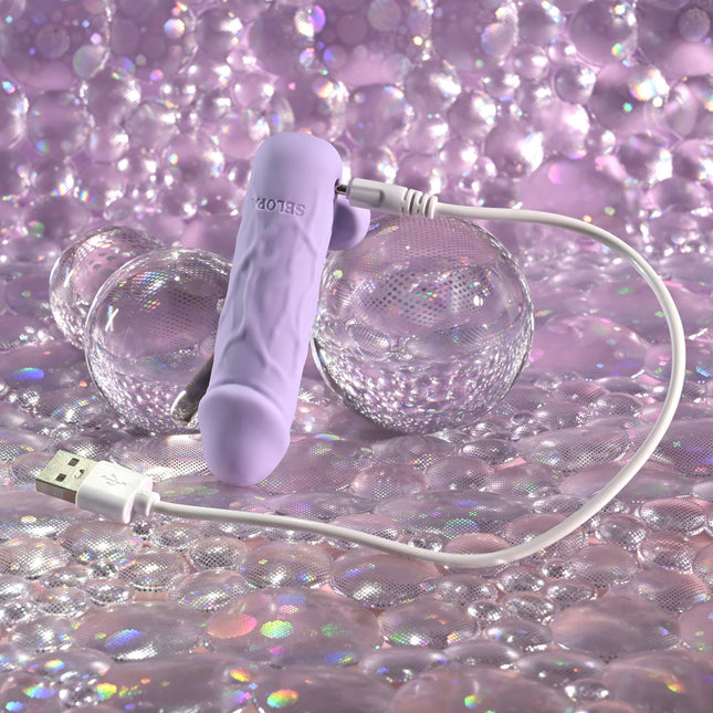 Selopa BALLSY BULLET - Purple Vibrating Dildo