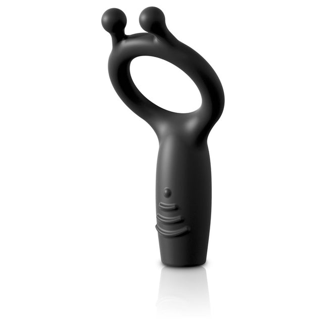 Sir Richards Vibrating Silicone Super C-Ring - Grey Vibrating Cock Ring