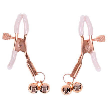 Sex & Mischief Peaches n CreaMe Bell Nipple Clamps - Set of 2
