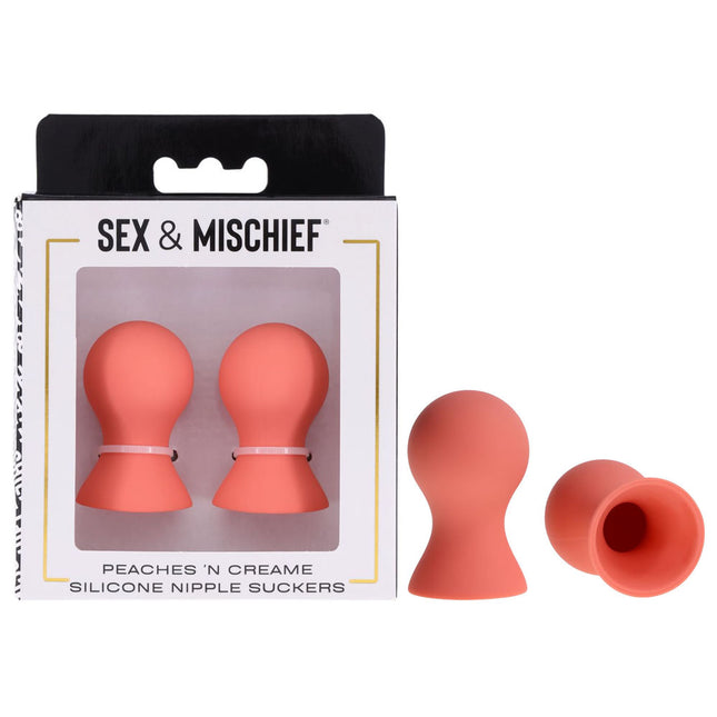 Sex & Mischief Peaches n CreaMe Silicone Nipple Suckers - Set of 2