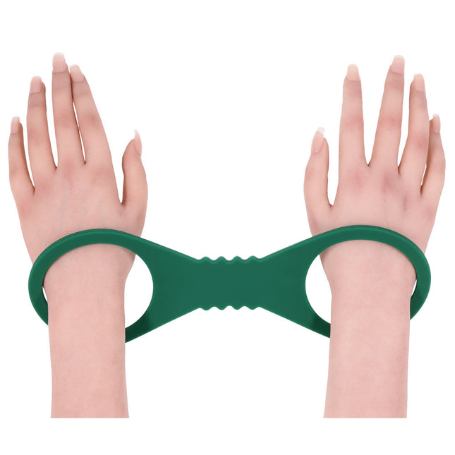 Sex & Mischief Indica Large Silicone Cuffs - Green