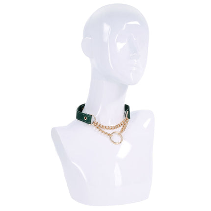 Sex & Mischief Indica Day Collar - Green/Gold